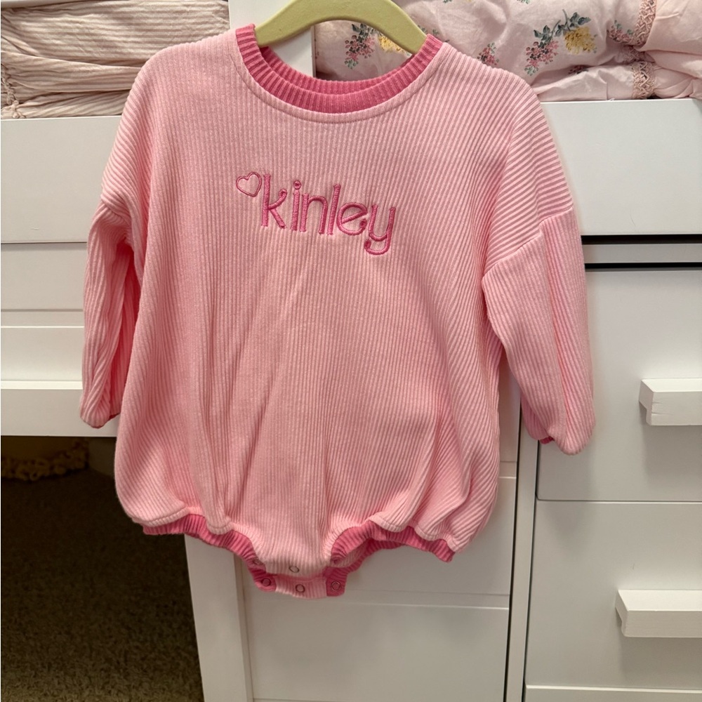 Kinley Pink Barbie Romper